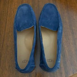 Blue suede Ugg shoes